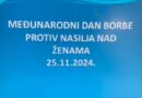 Najava: U ponedjeljak, 25. novembra, Javna tribina povodom Međunarodnog dana borbe protiv nasilja nad ženama