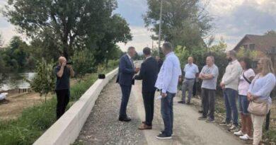 Minić obišao novoizgrađeni sistem zaštite od poplava u Prijedoru; Do sada gradu odobreno više od 30 miliona KM Minić obišao novoizgrađeni sistem zaštite od poplava u Prijedoru; Do sada gradu odobreno više od 30 miliona KM