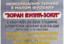 Memorijalni turnir u malom fudbalu “Zoran Bulić Zoki” 5. septembra Memorijalni turnir u malom fudbalu “Zoran Bulić Zoki” 5. septembra