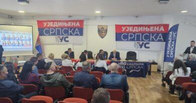 Održana centralna predizborna tribina Ujedinjene Srpske Održana centralna predizborna tribina Ujedinjene Srpske