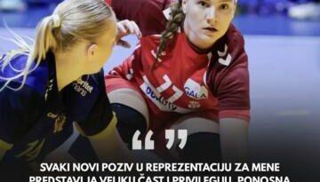 Lara Stanić u seniorskoj reprezentaciji Srbije za predstojeće Evropsko prvenstvo u rukometu